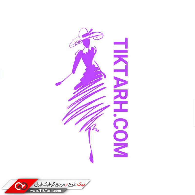 طرح لایه باز با کیفیت لوگو مزون عروس