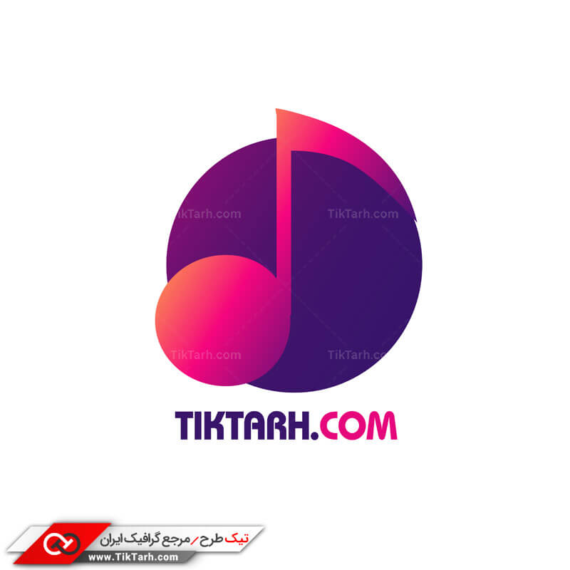 دانلود طرح لایه باز با کیفیت لوگو نت موسیقی