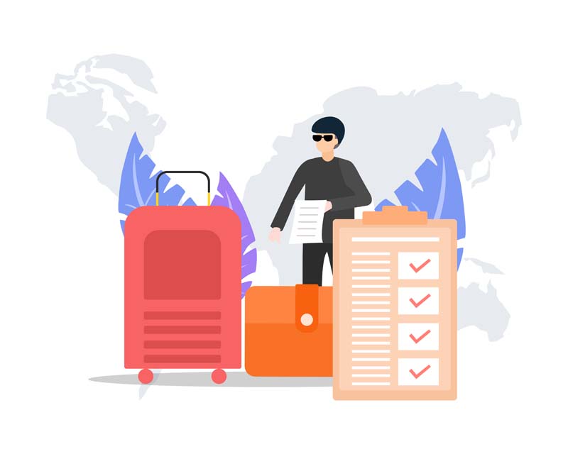 وکتور مفهومی با طرح گیت پرواز