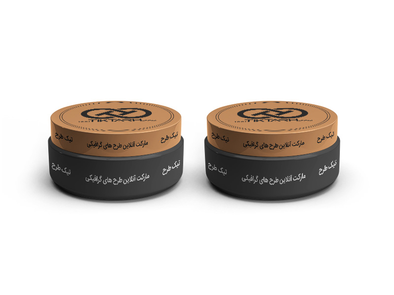 طرح موکاپ کرم های پیاله ای