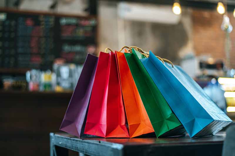دانلود عکس گرافیکی ساک دستی های خوش رنگ