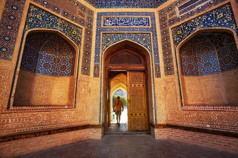 دانلود تصویر باکیفیت ساختمان تاریخی ازبکستان