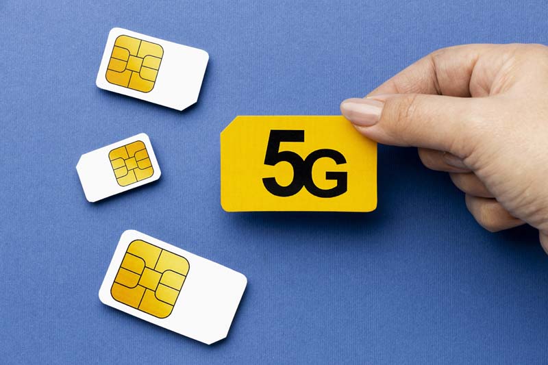 دانلود تصویر باکیفیت سیم کارت های 5G