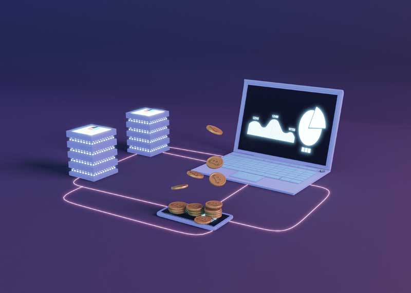 دانلود عکس با کیفیت سه بعدی استخراج بیت کوین
