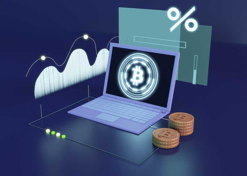 عکس با کیفیت سه بعدی استخراج بیت کوین