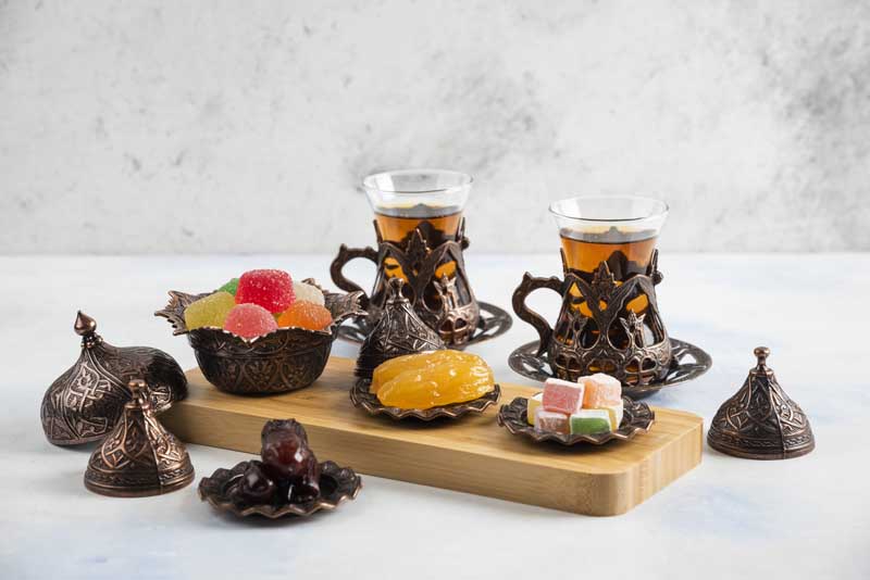 عکس چای و راحت الحلقوم
