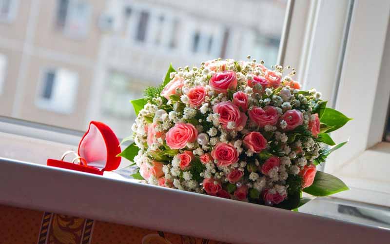 عکس دسته گل عروس