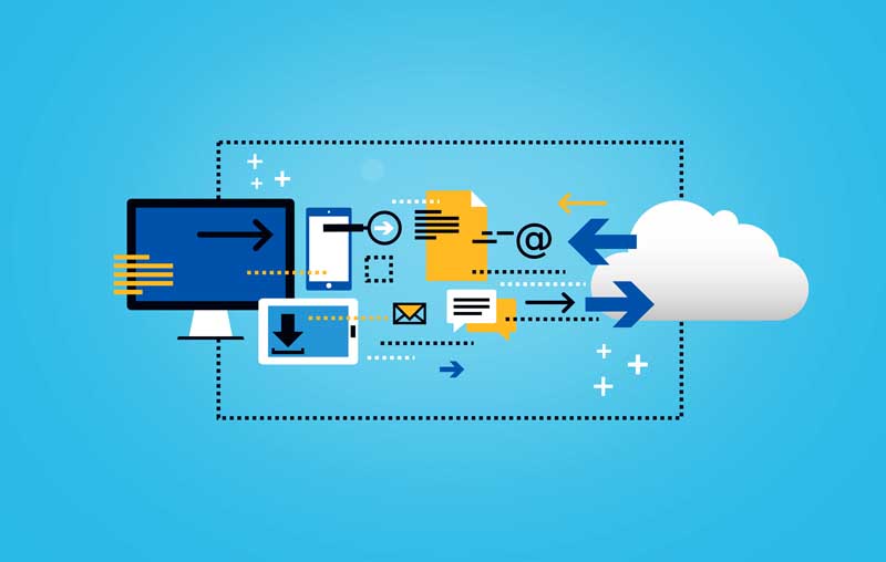دانلود عکس باکیفیت فضای ابری و ارتباطات
