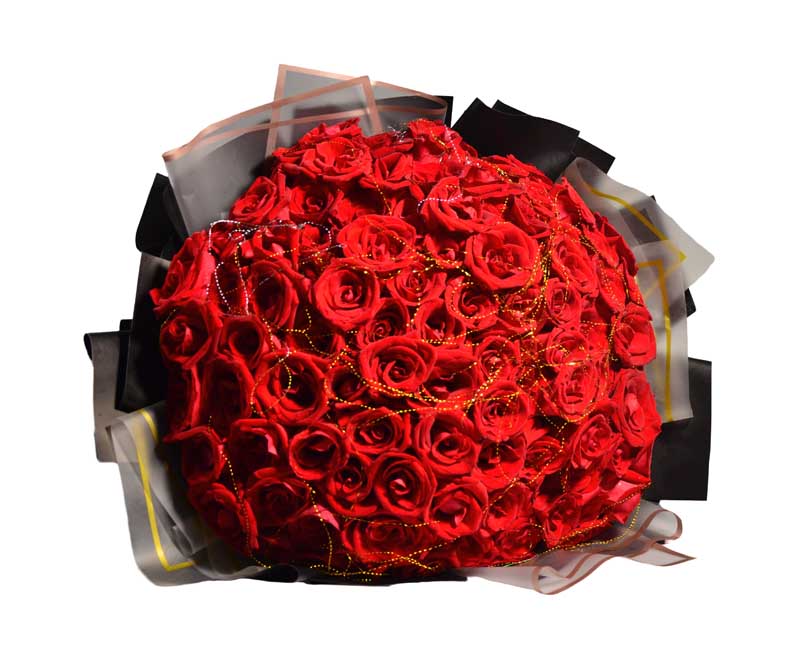 طرح المان دسته گل رز قرمز