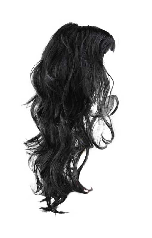طرح کلاه گیس مشکی زنانه
