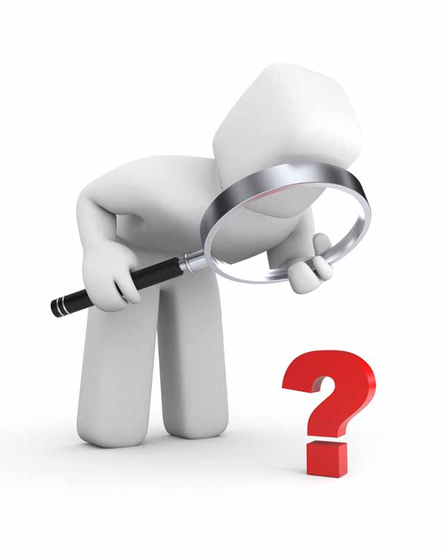 عکس آدمک در حال یافتن جواب