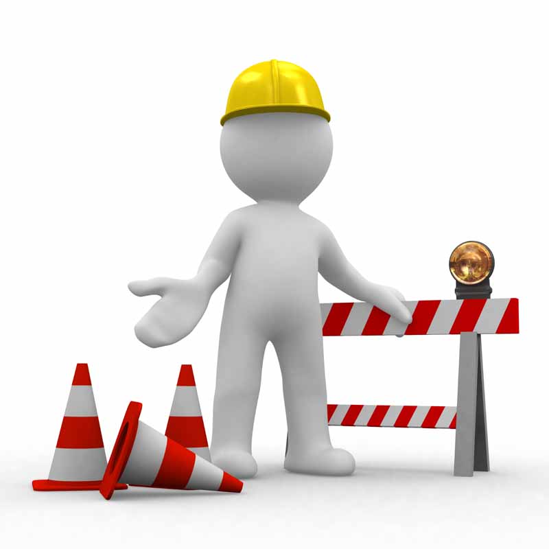 عکس آدمک و موانع شهری