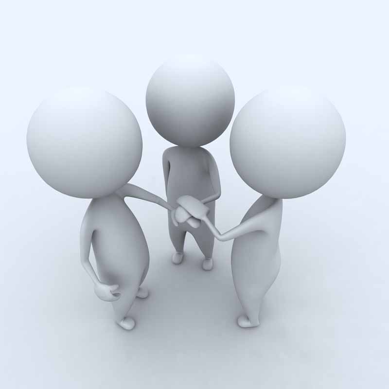 عکس پیمان بستن آدمک ها