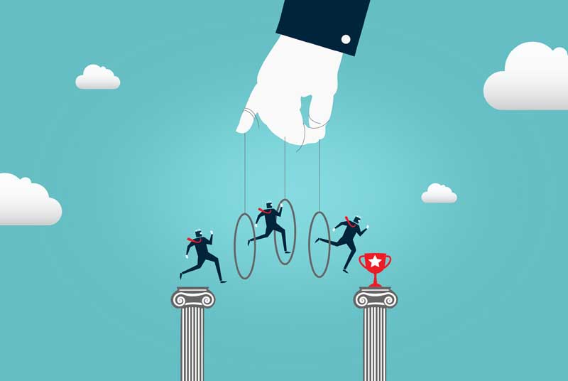 عکس فانتزی پریدن به سوی هدف