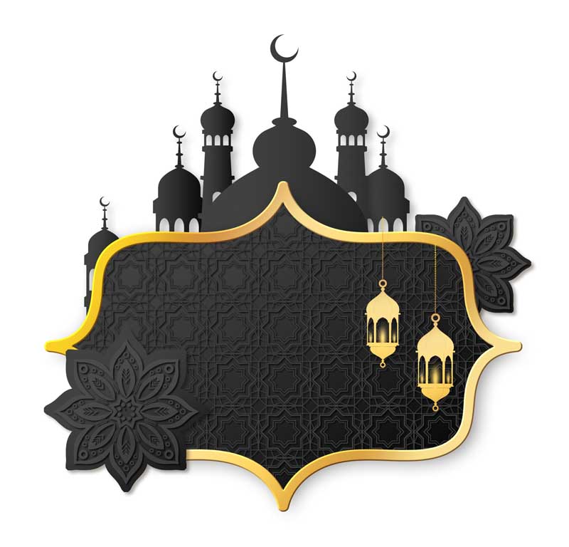 دانلود طرح کلیپ آرت مسجد مشکی