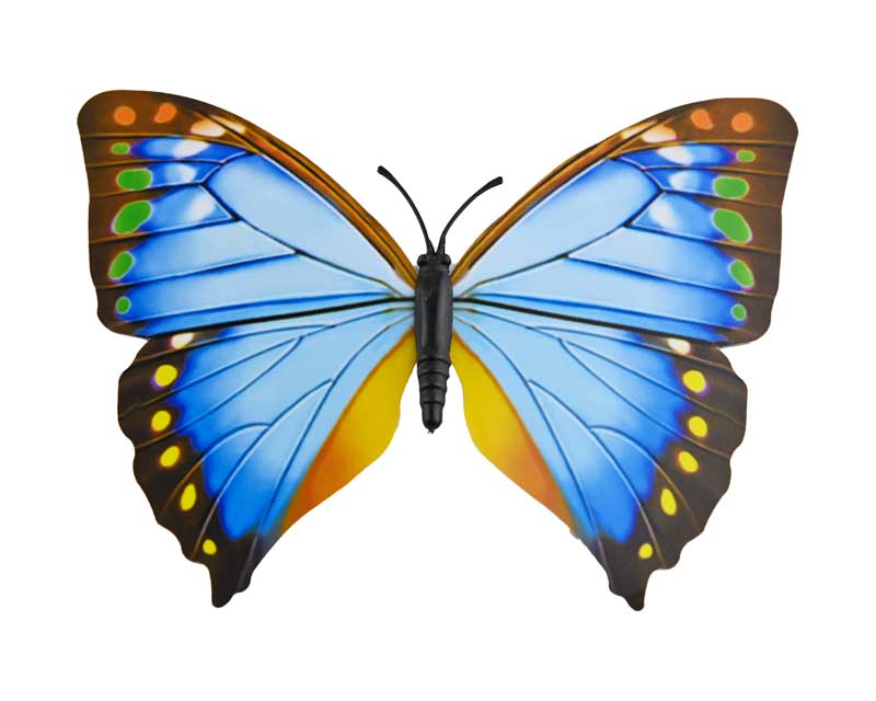دانلود طرح پروانه مصنوعی آبی
