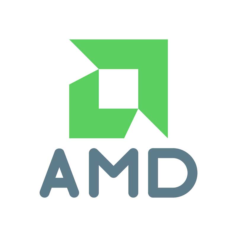 طرح آیکون پردازنده AMD