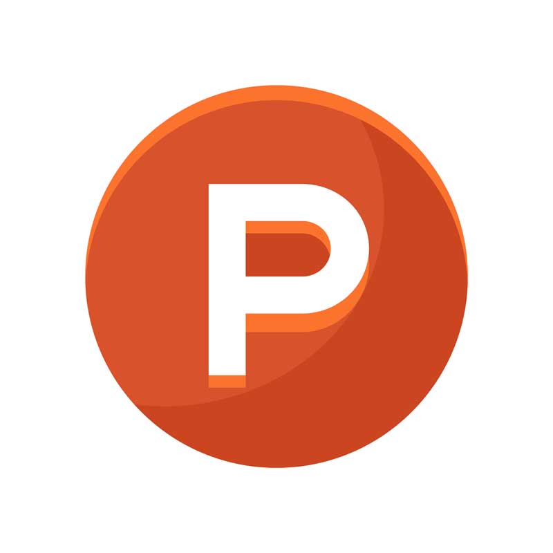 طرح آیکون P