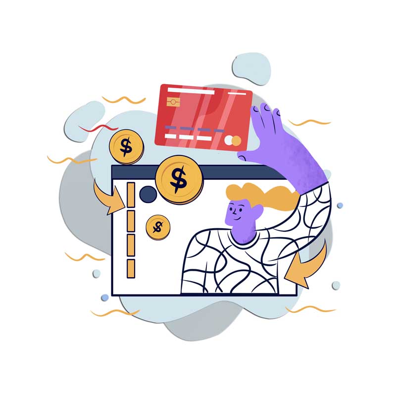 وکتور مفهومی پس انداز کردن