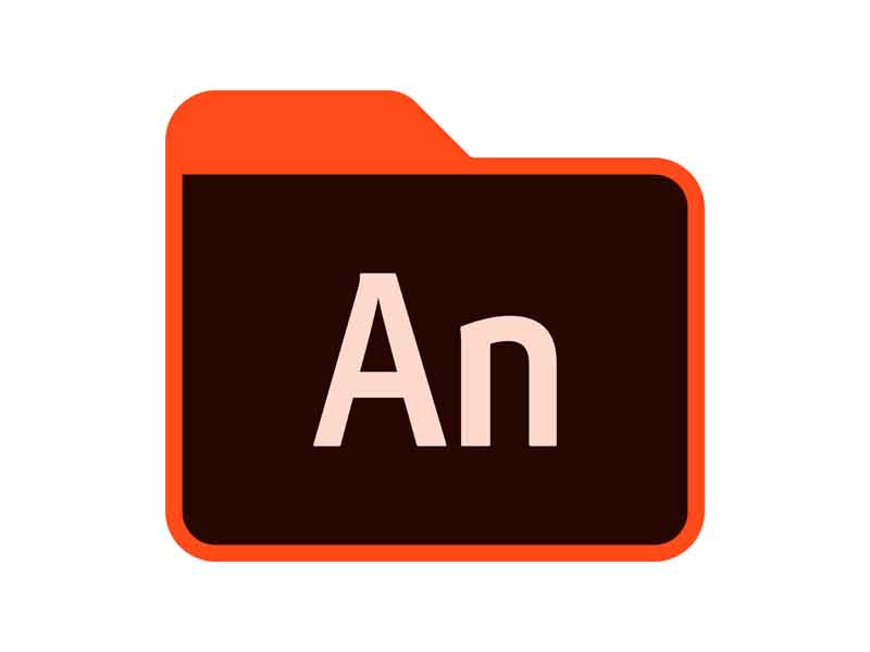 طرح آیکون پوشه Adobe Animate