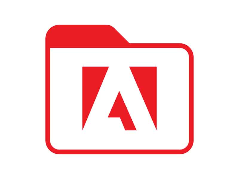 طرح آیکون پوشه adobe folder