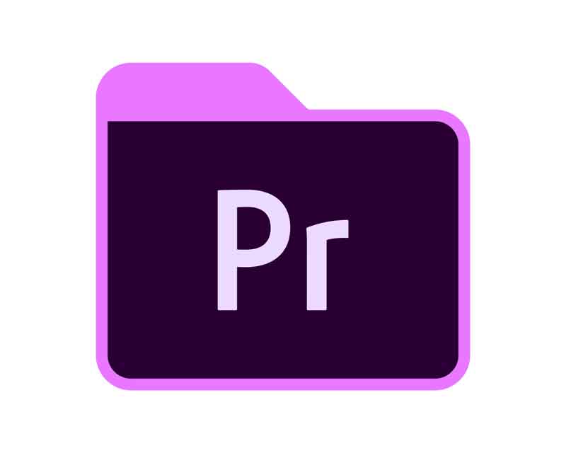 طرح آیکون پوشه Adobe Premiere Por