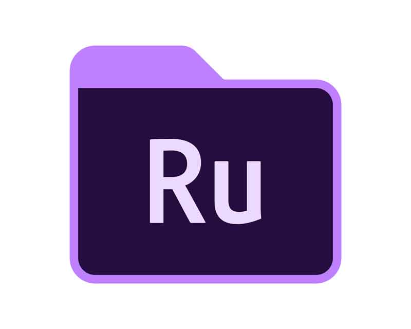 طرح آیکون پوشه Adobe Premiere Rush