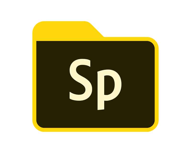 طرح آیکون پوشه Adobe Spark