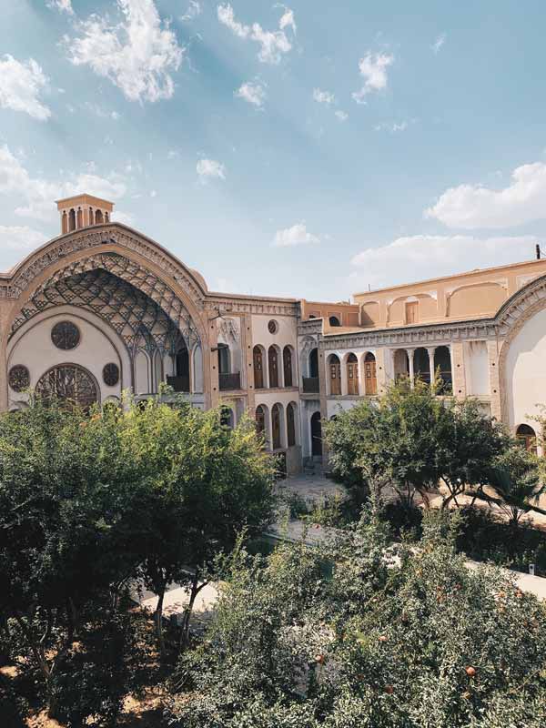 تصویر باکیفیت خانه قدیمی در کاشان