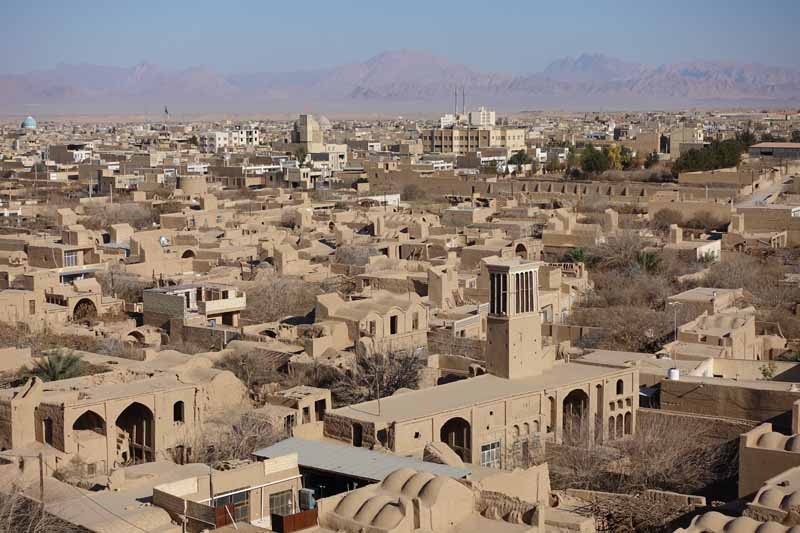 عکس باکیفیت نمای شهر یزد