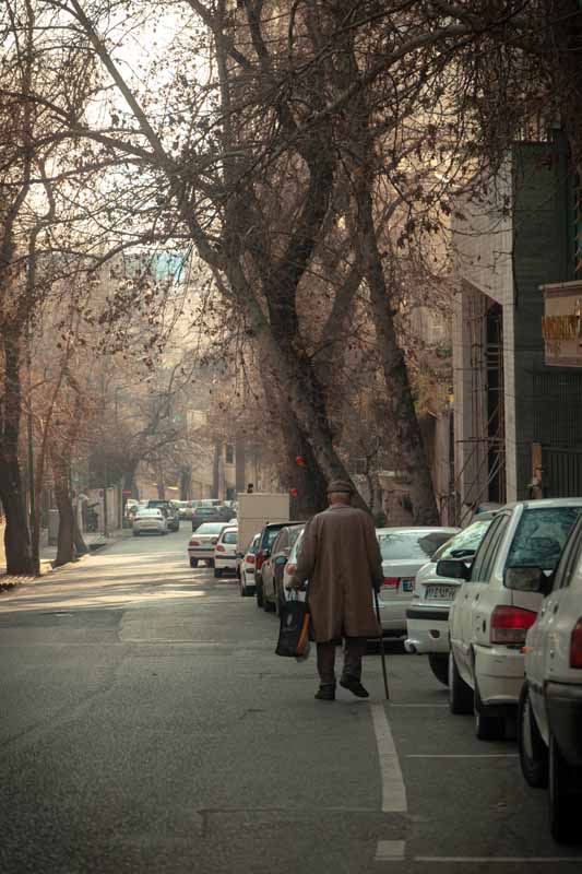 عکس خیابانی در شهر تهران