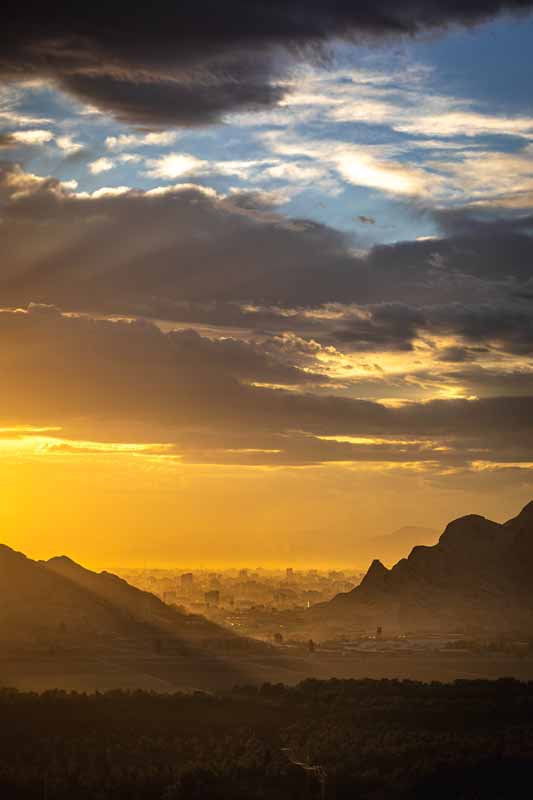 عکس شهر کرمان از نمای دور