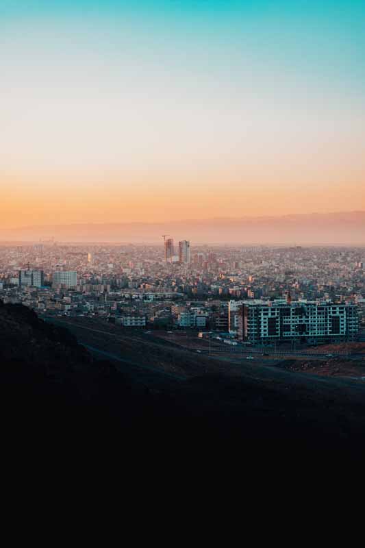 دانلود عکس دور نمای شهر مشهد