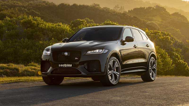 عکس ماشین جگوار F-Pace مشکی