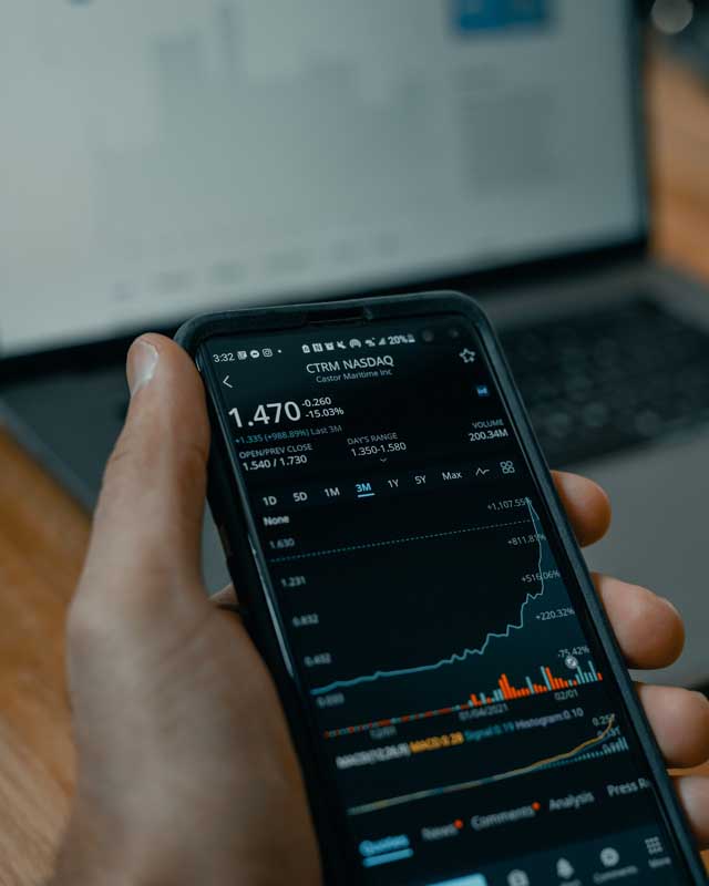 دانلود عکس نمودار ارز دیجیتال در موبایل