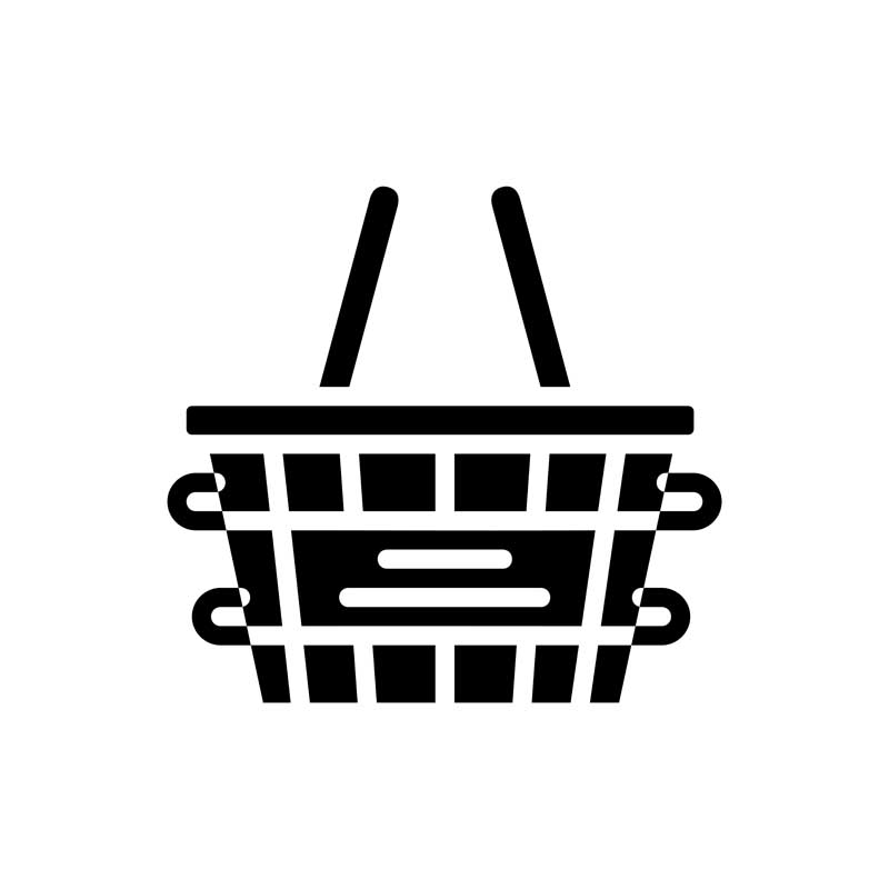 طرح آیکون سبد