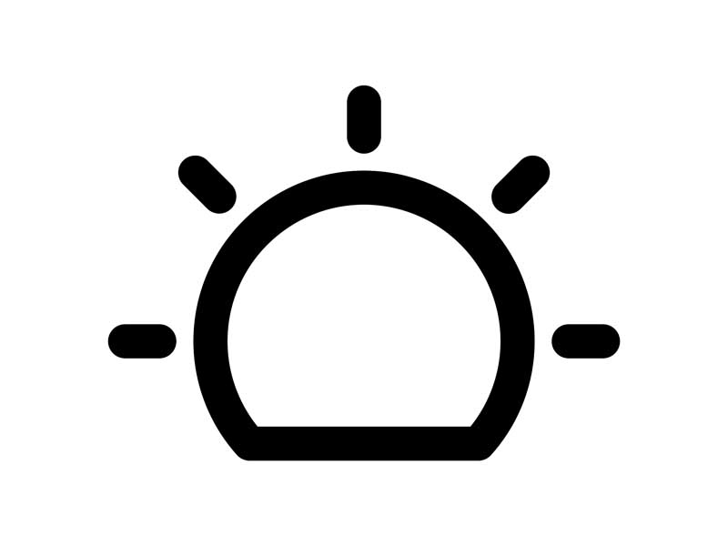 طرح آیکون روشنایی