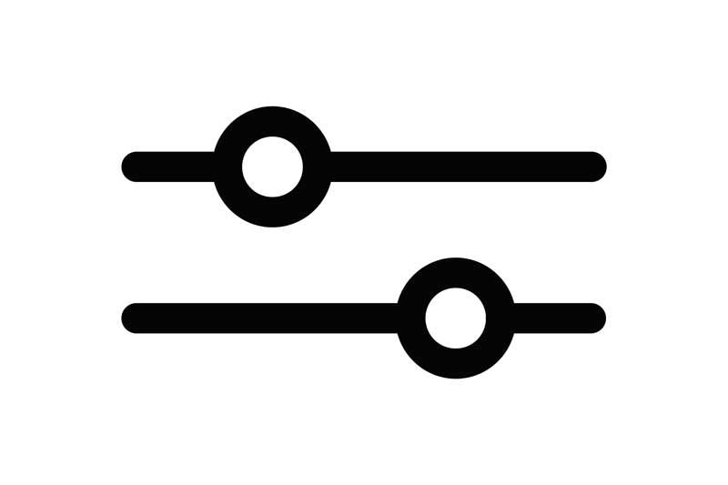 طرح آیکون تنظیم ولوم