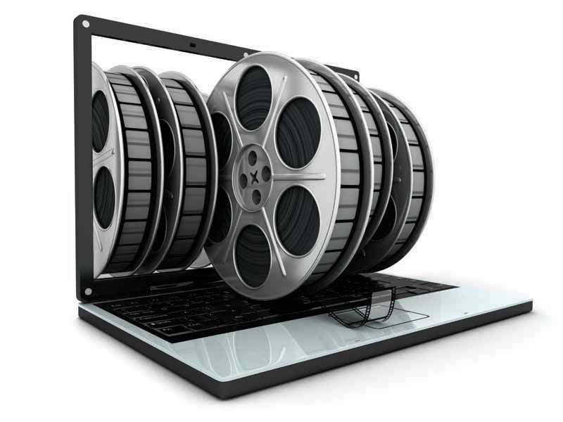 دانلود تصویر لپ تاپ و حلقه های فیلم