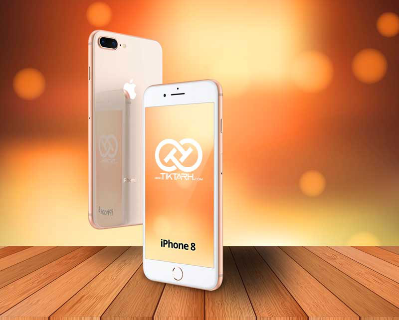 طرح موکاپ آیفون 8