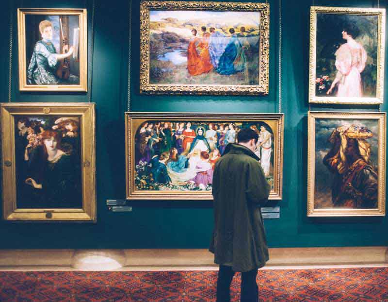 عکس هنری نمایشگاه نقاشی