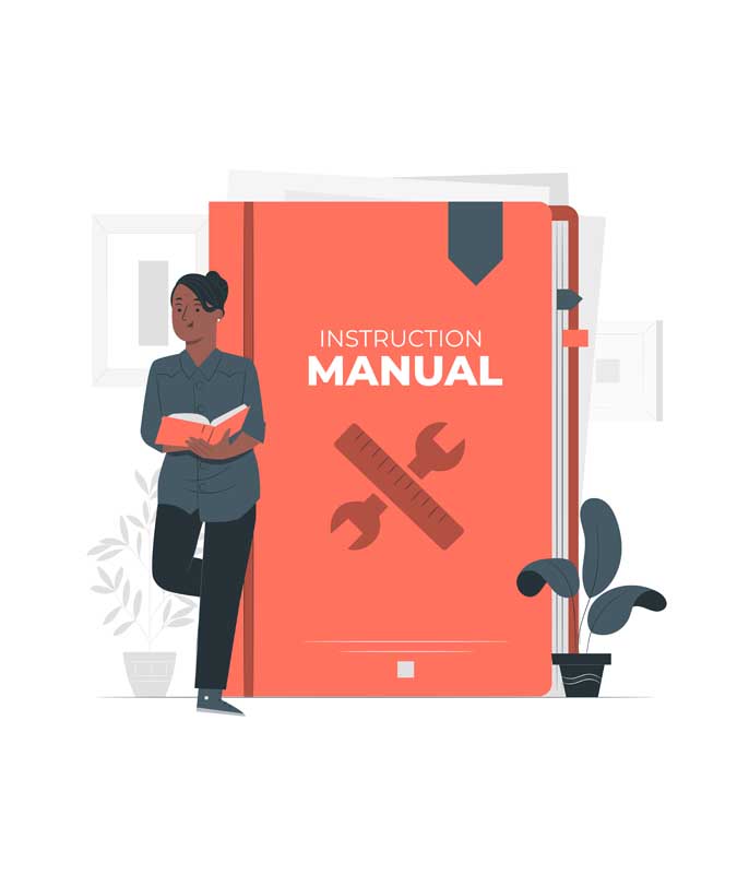دانلود وکتور مفهومی کتابچه راهنما