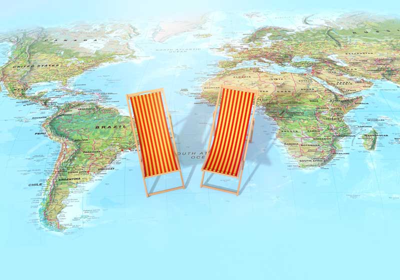 دانلود تصویر صندلی های روی نقشه