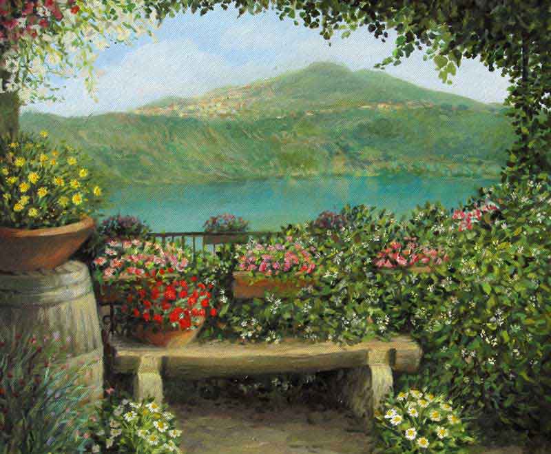 عکس هنری نقاشی گلستان