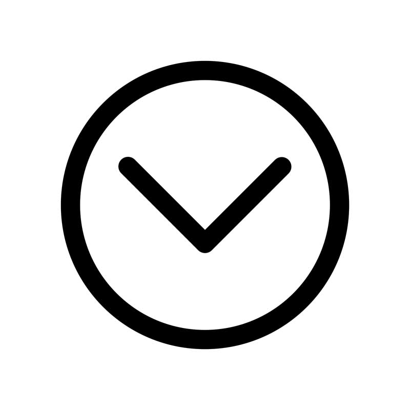دانلود طرح آیکون جهت پایین