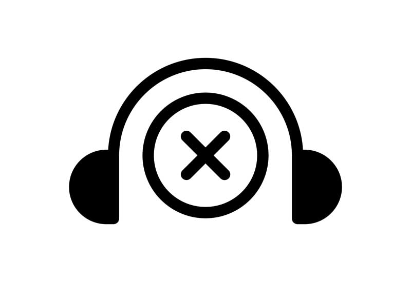دانلود طرح آیکون قطع هدفون