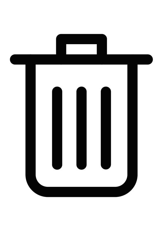 دانلود آیکون سطل آشغال