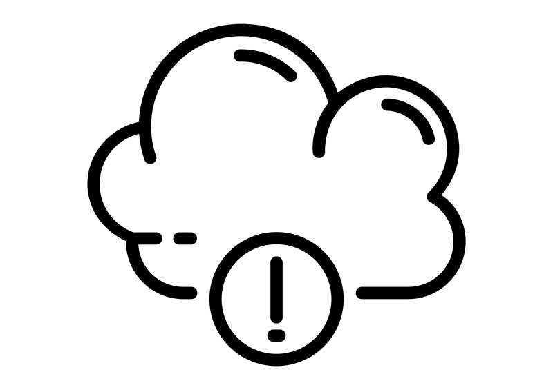 دانلود آیکون اخطار سرور