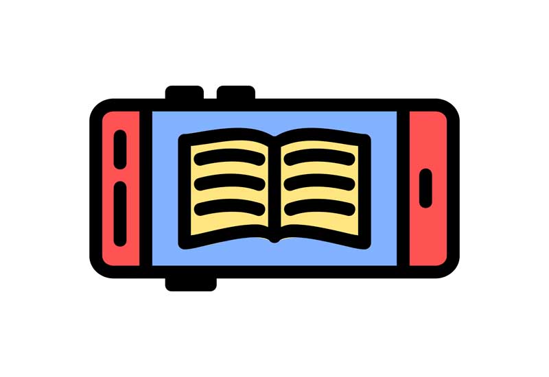 دانلود آیکون کتاب الکترونیکی موبایل