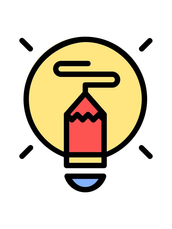 دانلود آیکون قلم نوشتن رنگارنگ